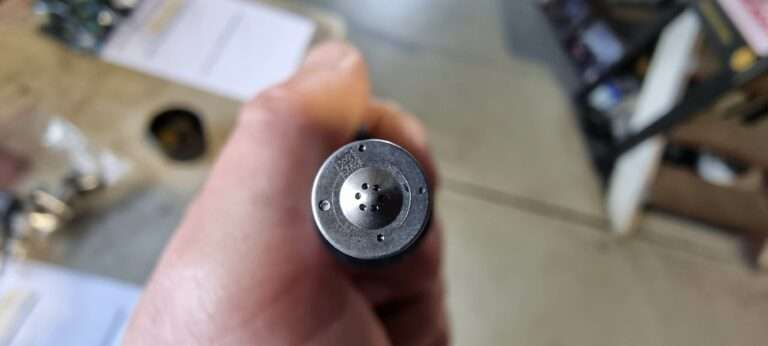 GDI fuel injector after cleaning
